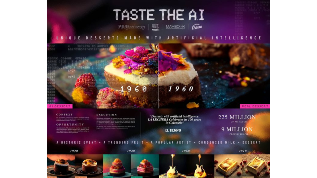 Nestle La lechera AI marketing campaigns- Taste the AI