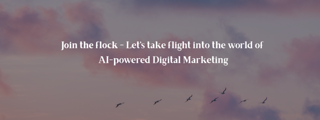 AI digital marketing banner image for the webpage